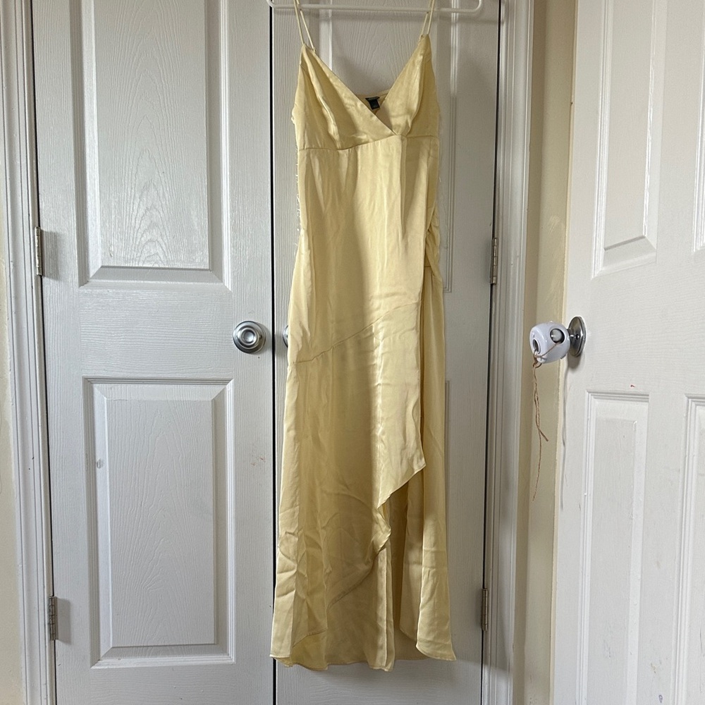 Wild Fable Asymmetrical Yellow Dress